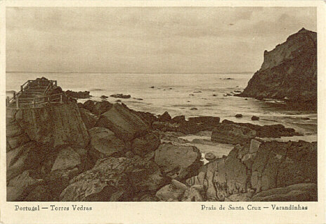 Praia de Santa CruzLes petits blacons (vers 1946)